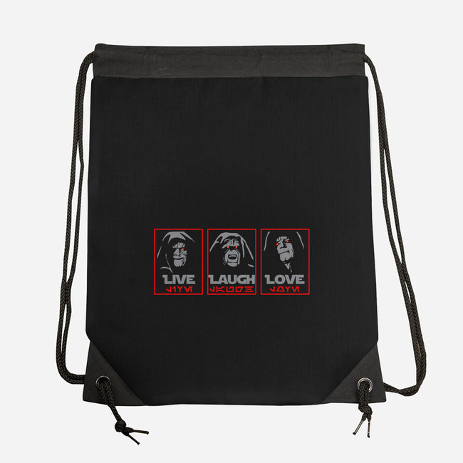 Live Laugh Love The Empire-None-Drawstring-Bag-dwarmuth