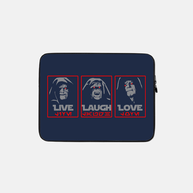 Live Laugh Love The Empire-None-Zippered-Laptop Sleeve-dwarmuth