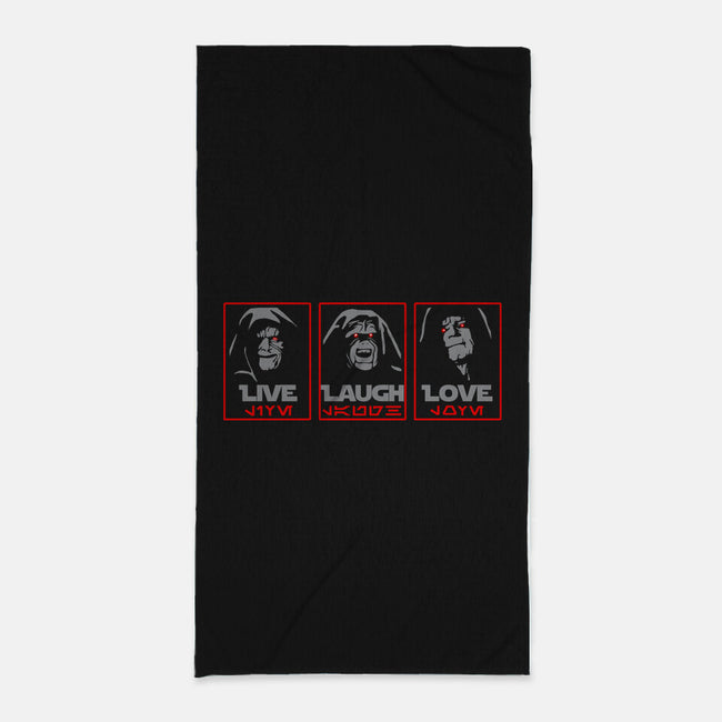 Live Laugh Love The Empire-None-Beach-Towel-dwarmuth