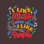 I Like Music More-Unisex-Crew Neck-Sweatshirt-tobefonseca