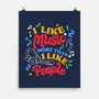 I Like Music More-None-Matte-Poster-tobefonseca