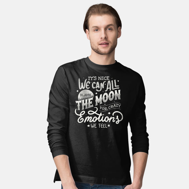 We Can All Blame The Moon-Mens-Long Sleeved-Tee-tobefonseca