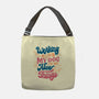 Working Hard For My Dog-None-Adjustable Tote-Bag-tobefonseca