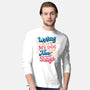 Working Hard For My Dog-Mens-Long Sleeved-Tee-tobefonseca