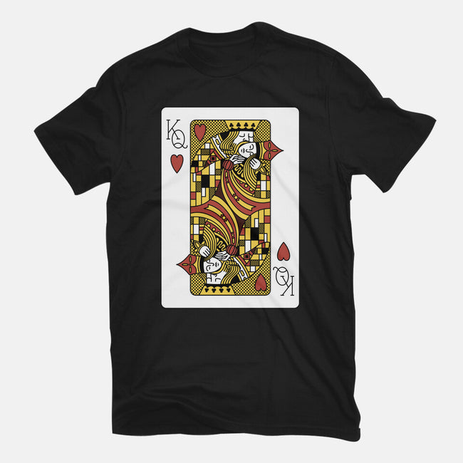 The Kiss Playing Cards-Unisex-Basic-Tee-tobefonseca