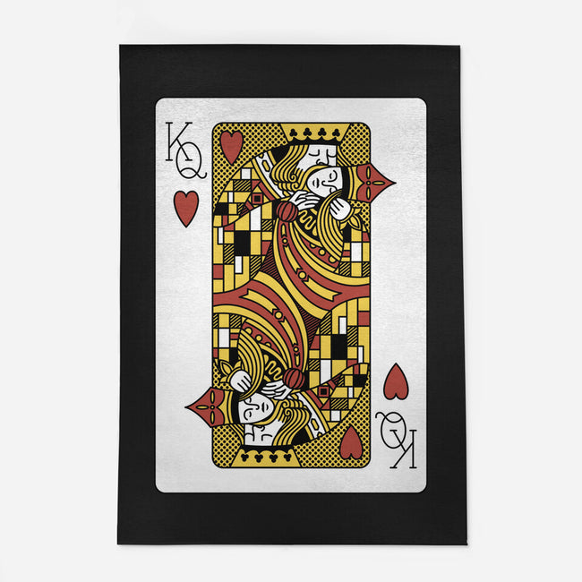 The Kiss Playing Cards-None-Outdoor-Rug-tobefonseca