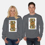 The Kiss Playing Cards-Unisex-Crew Neck-Sweatshirt-tobefonseca