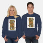 The Kiss Playing Cards-Unisex-Crew Neck-Sweatshirt-tobefonseca