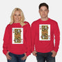 The Kiss Playing Cards-Unisex-Crew Neck-Sweatshirt-tobefonseca