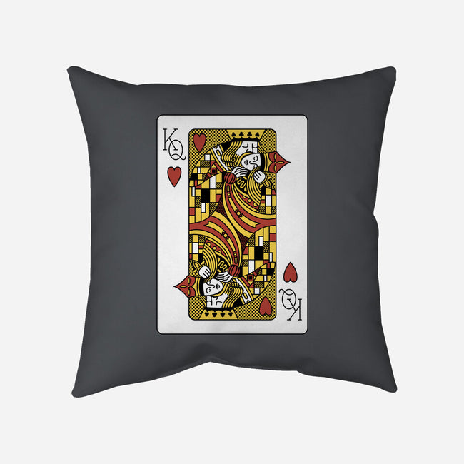 The Kiss Playing Cards-None-Removable Cover w Insert-Throw Pillow-tobefonseca