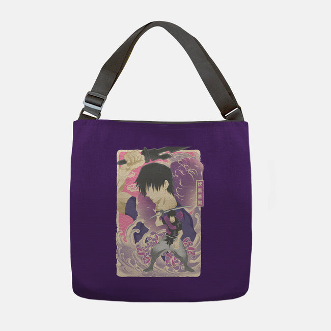 Musha-e Toji-None-Adjustable Tote-Bag-hypertwenty