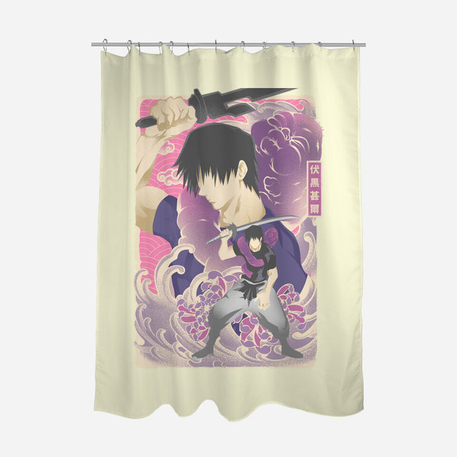 Musha-e Toji-None-Polyester-Shower Curtain-hypertwenty