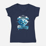 Brilliant Design-Womens-V-Neck-Tee-daobiwan