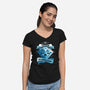 Brilliant Design-Womens-V-Neck-Tee-daobiwan