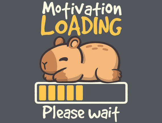 Capybara Motivation Loading