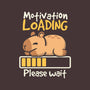 Capybara Motivation Loading-None-Non-Removable Cover w Insert-Throw Pillow-NemiMakeit