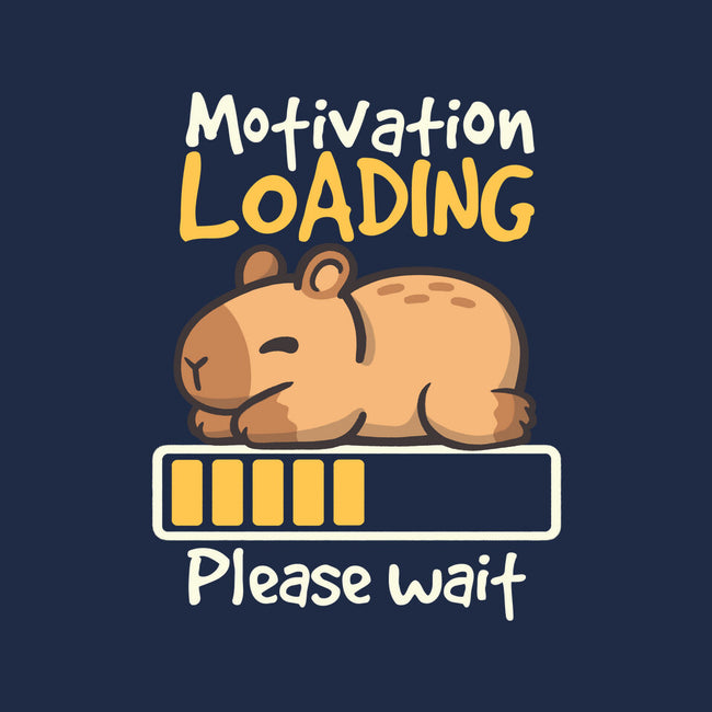 Capybara Motivation Loading-None-Non-Removable Cover w Insert-Throw Pillow-NemiMakeit