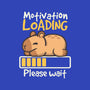 Capybara Motivation Loading-Womens-Racerback-Tank-NemiMakeit