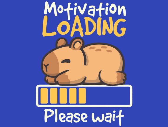 Capybara Motivation Loading