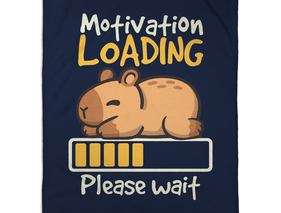 Capybara Motivation Loading