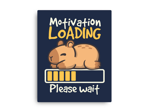 Capybara Motivation Loading