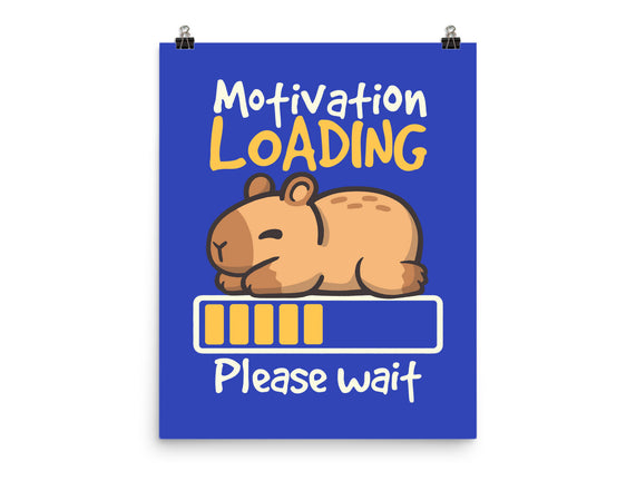 Capybara Motivation Loading