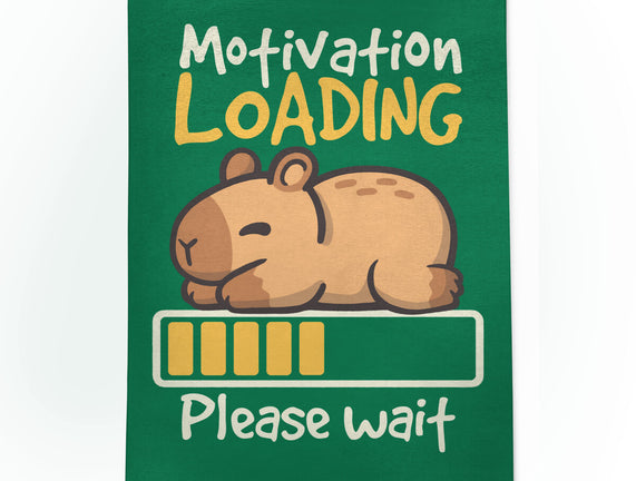 Capybara Motivation Loading