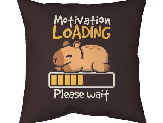 Capybara Motivation Loading