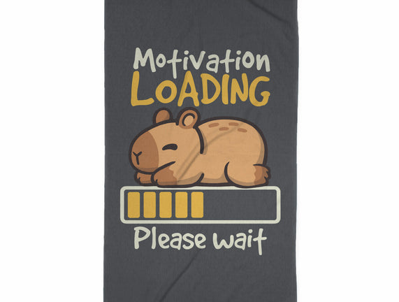 Capybara Motivation Loading