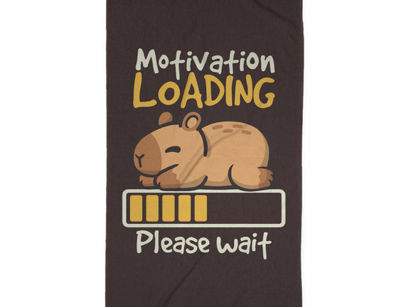 Capybara Motivation Loading