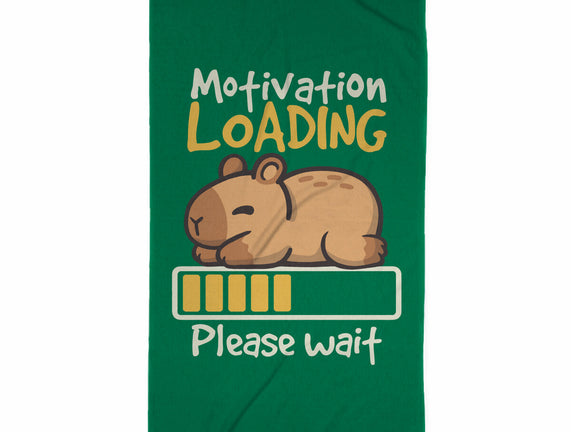 Capybara Motivation Loading