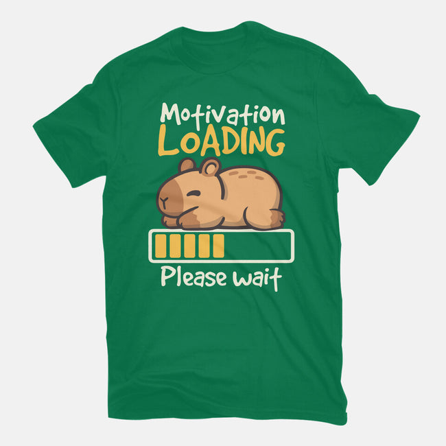 Capybara Motivation Loading-Mens-Basic-Tee-NemiMakeit