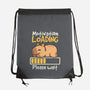 Capybara Motivation Loading-None-Drawstring-Bag-NemiMakeit