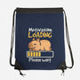 Capybara Motivation Loading-None-Drawstring-Bag-NemiMakeit