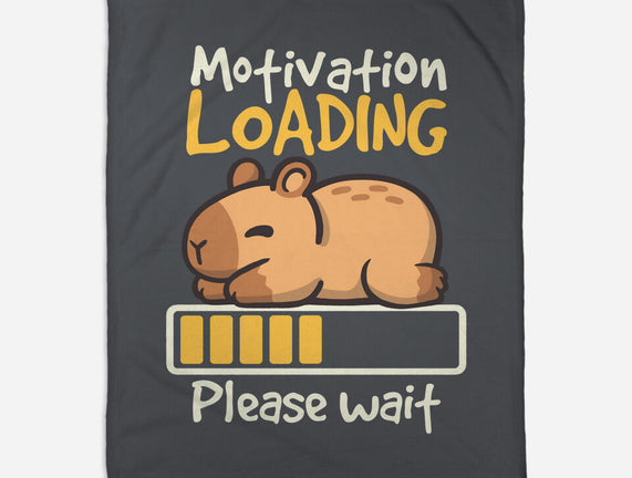 Capybara Motivation Loading