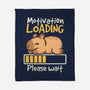 Capybara Motivation Loading-None-Fleece-Blanket-NemiMakeit
