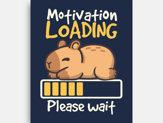 Capybara Motivation Loading