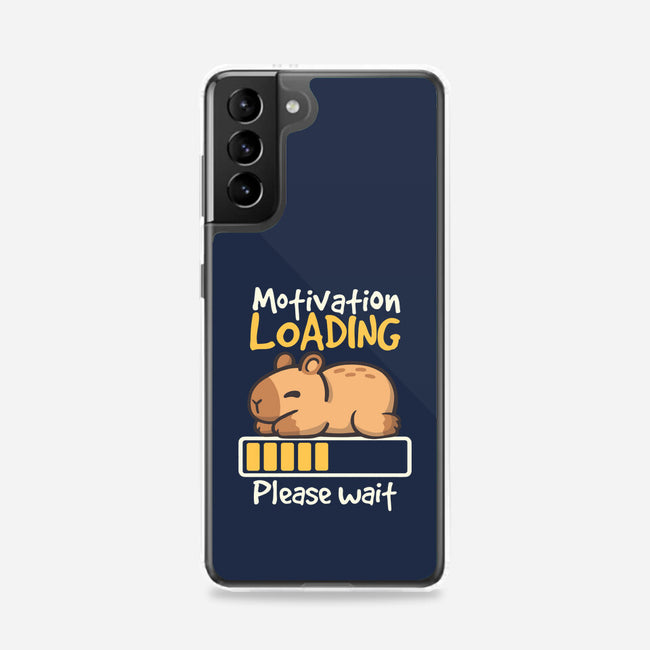 Capybara Motivation Loading-Samsung-Snap-Phone Case-NemiMakeit