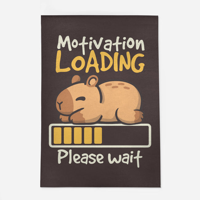 Capybara Motivation Loading-None-Outdoor-Rug-NemiMakeit