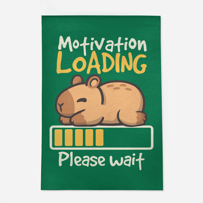 Capybara Motivation Loading-None-Outdoor-Rug-NemiMakeit