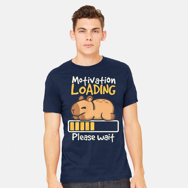 Capybara Motivation Loading-Mens-Heavyweight-Tee-NemiMakeit