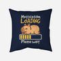 Capybara Motivation Loading-None-Non-Removable Cover w Insert-Throw Pillow-NemiMakeit