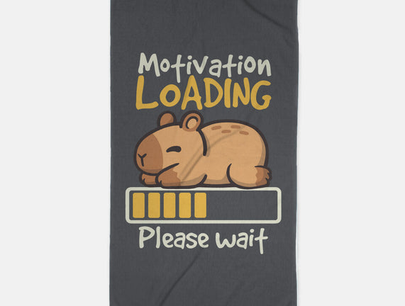 Capybara Motivation Loading