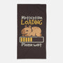 Capybara Motivation Loading-None-Beach-Towel-NemiMakeit