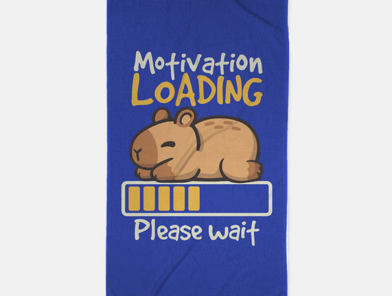 Capybara Motivation Loading