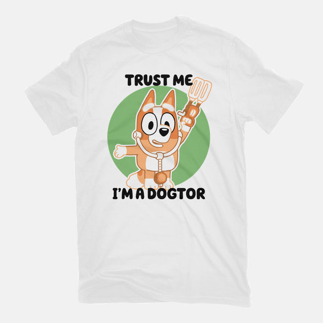 Trust Me I'm A Dogtor-Womens-Fitted-Tee-naomori