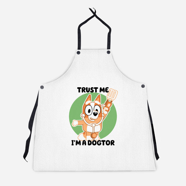 Trust Me I'm A Dogtor-Unisex-Kitchen-Apron-naomori