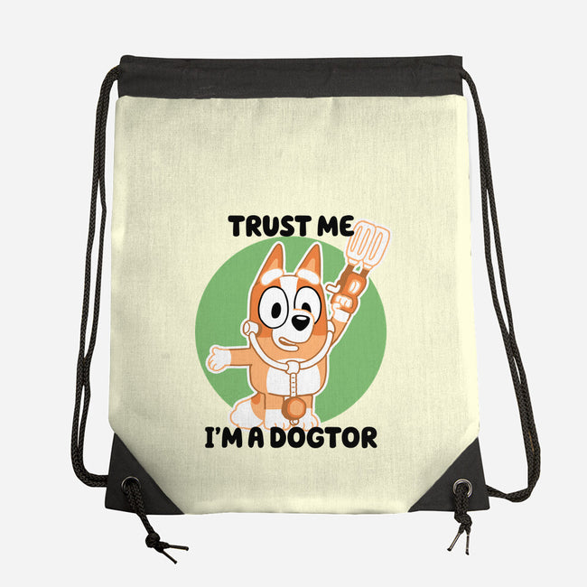 Trust Me I'm A Dogtor-None-Drawstring-Bag-naomori