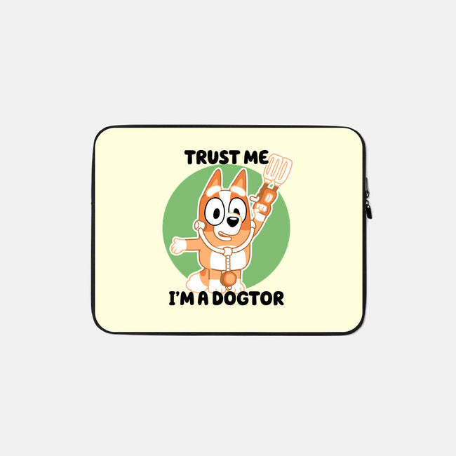 Trust Me I'm A Dogtor-None-Zippered-Laptop Sleeve-naomori