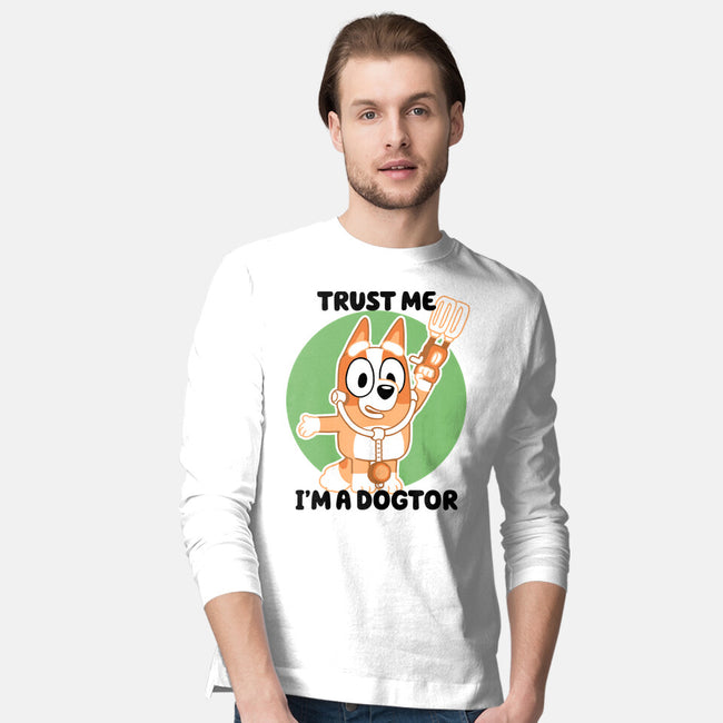 Trust Me I'm A Dogtor-Mens-Long Sleeved-Tee-naomori